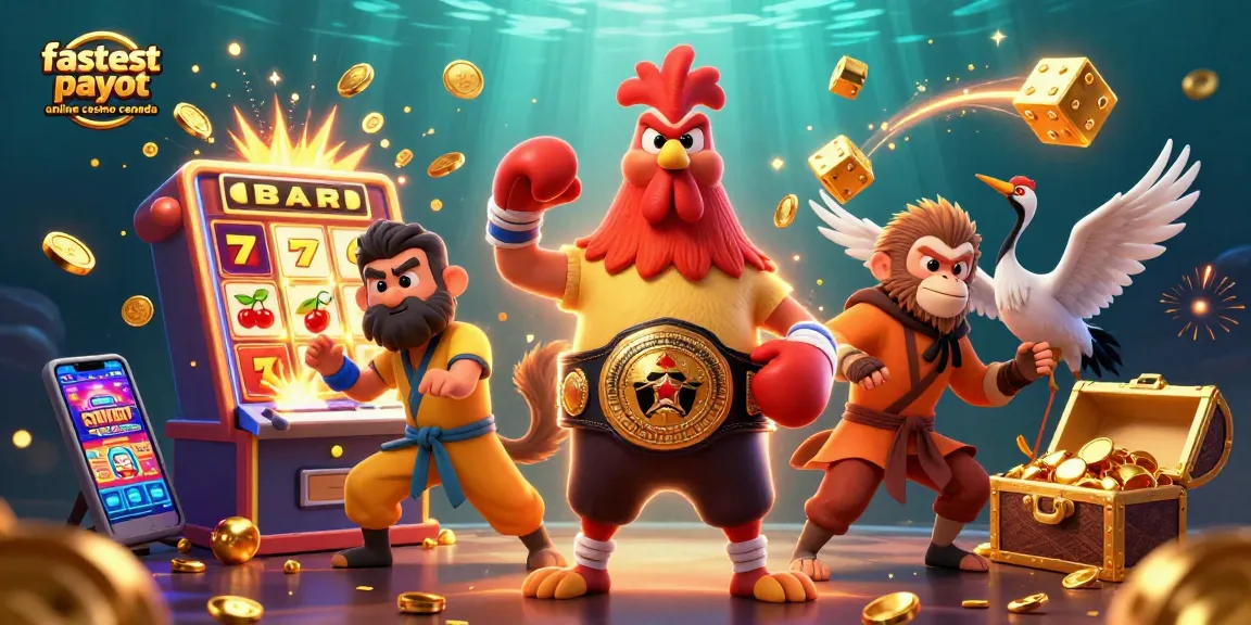 Experience the excitement at the fastest payout online casino canada with energetic characters and dynamic game elements.