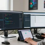Discover seamless communication with Telegram Download on a modern tech workspace.
